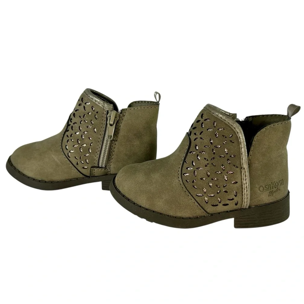 OshKosh B’gosh Estell Ankle Boots Size 6T Girls'